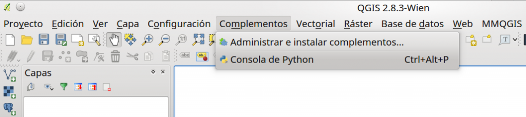 Qgis Instalar complemento